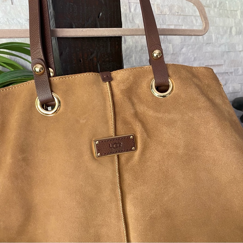 UGG Chestnut Suede “Sheldon” Tote Bag - Picture 5 of 14